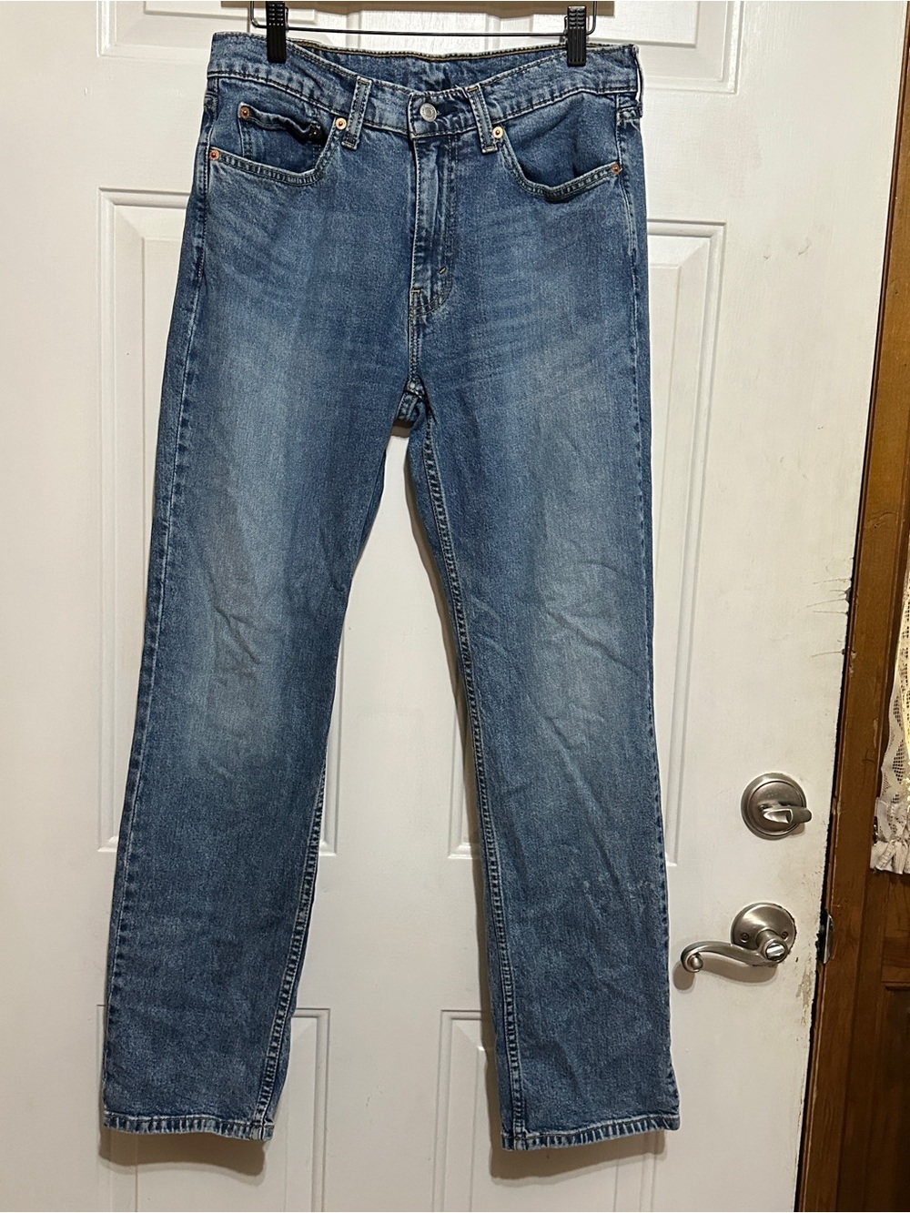 Levi's 514 Men’s Straight Fit Blue Denim Jeans 32x32 Medium Wash Streetwear